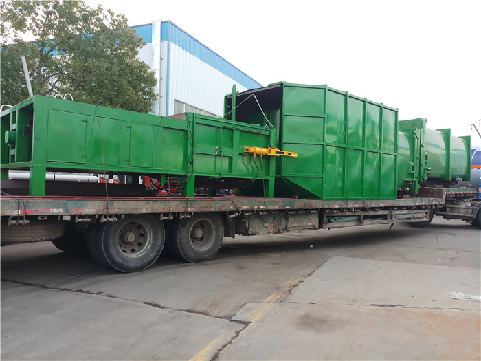 分體式水平壓縮垃圾處理站設備